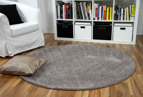 Hochflor velours teppich mona - hochflor,
